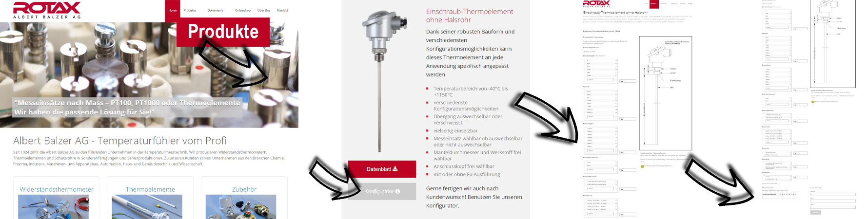 Thermoelemente online bestellen, Albert Balzer AG