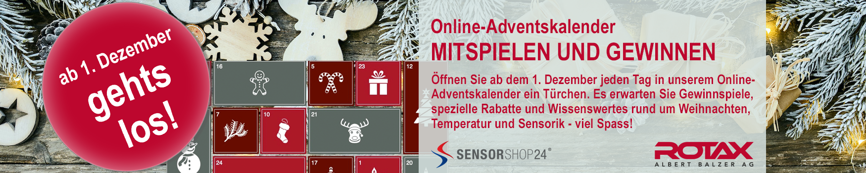 Online-Adventskalender Albert Balzer AG