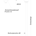 Masszeichnung zu Winkel-Thermoelement