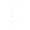 Masszeichnung zum Artikel TWDc - Einschweiss-Widerstandsthermometer
