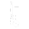 Masszeichnung zum Rohrschellen-Widerstandsthermometer Typ 1